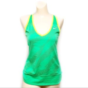 Nike dri fit Green Sleeveless Top Medium
